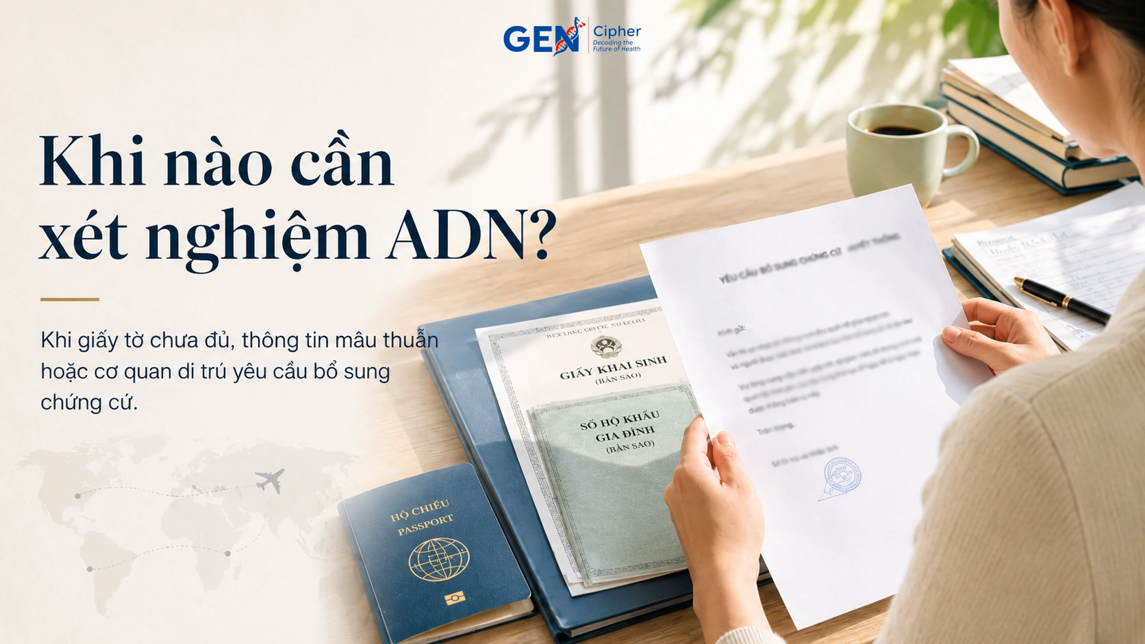 Khi nào hồ sơ di trú cần xét nghiệm ADN