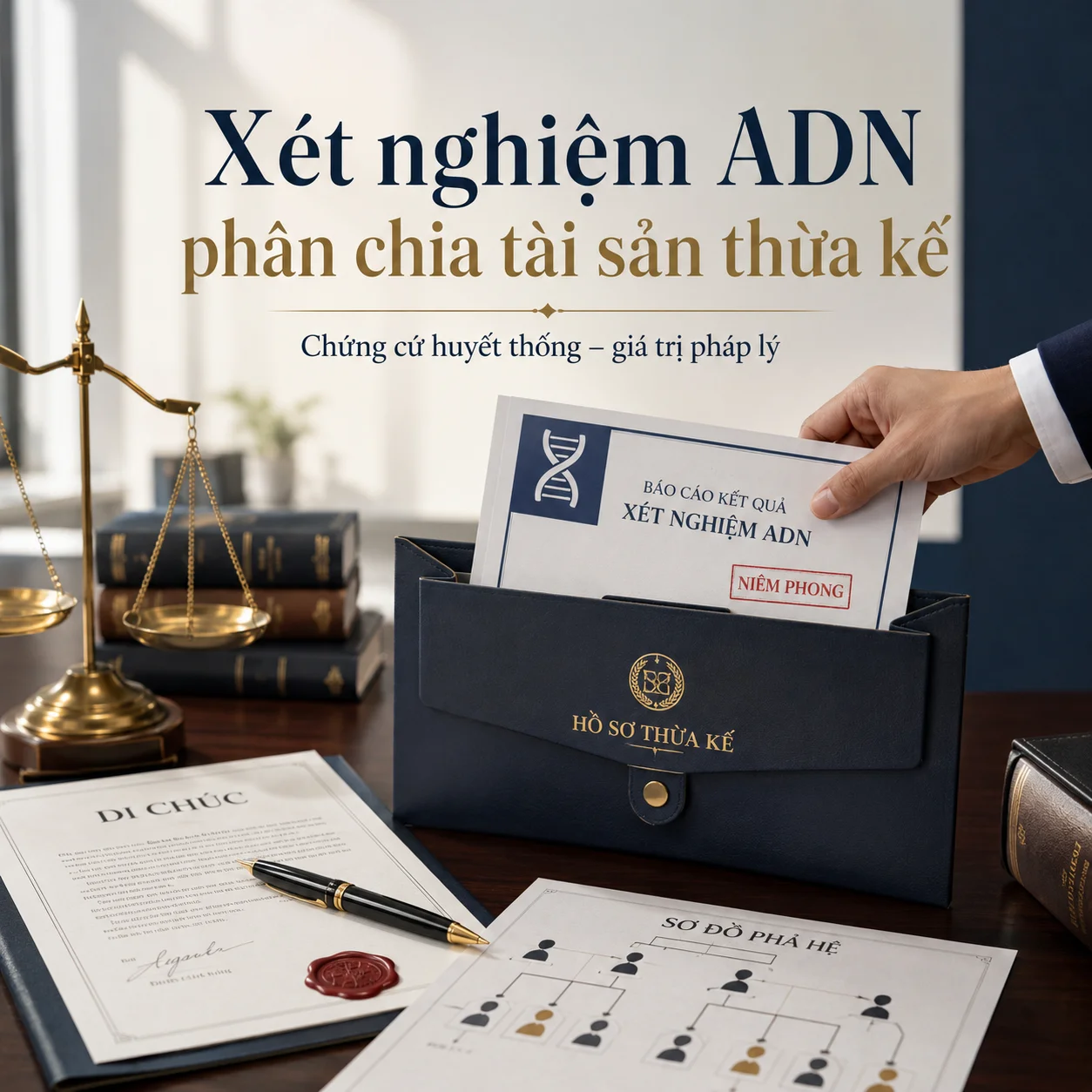 Xét nghiệm ADN thừa kế: Xác minh huyết thống khi phân chia di sản