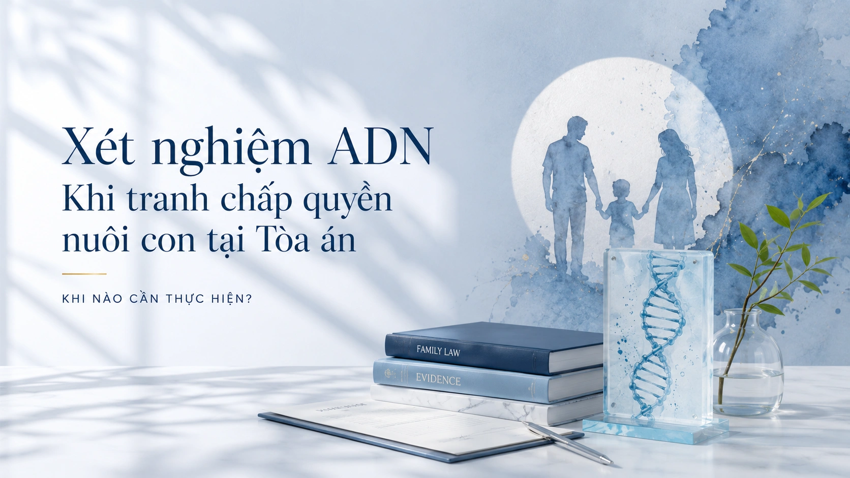 Xét nghiệm ADN pháp lý trong tranh chấp quyền nuôi con