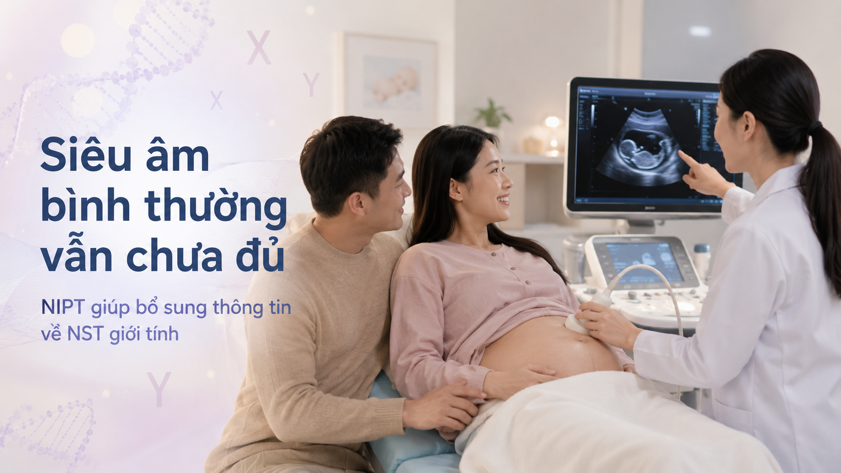 Minh họa lợi ích sàng lọc nhiễm sắc thể giới tính trước sinh