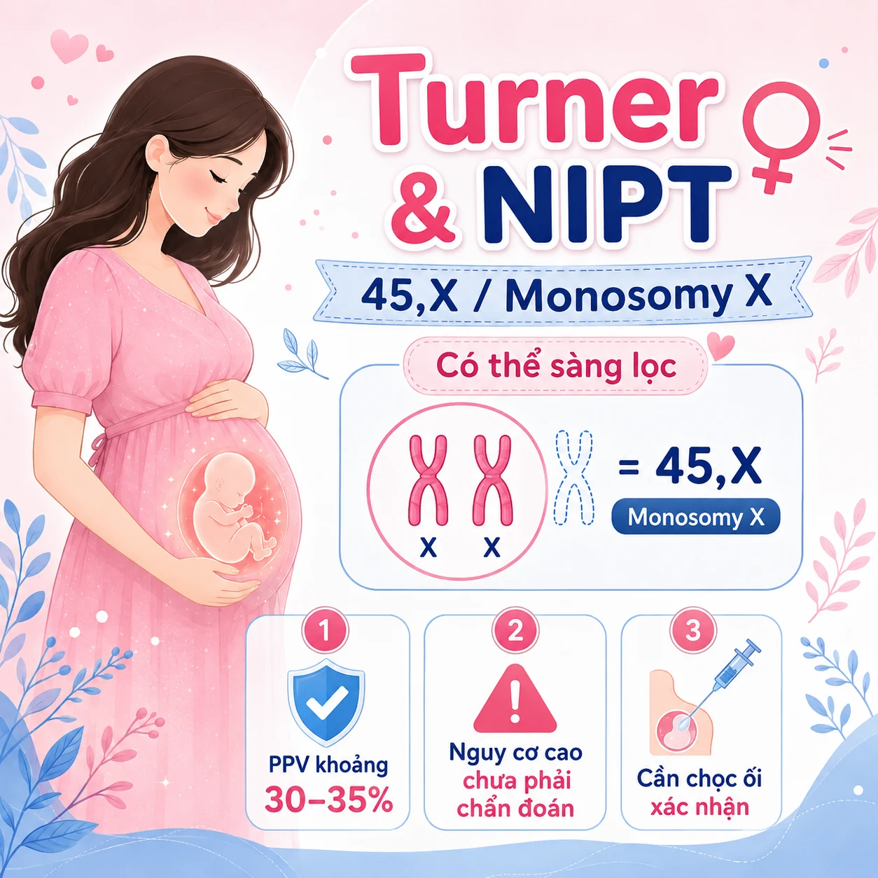 Hội chứng Turner là gì? NIPT có phát hiện được không?