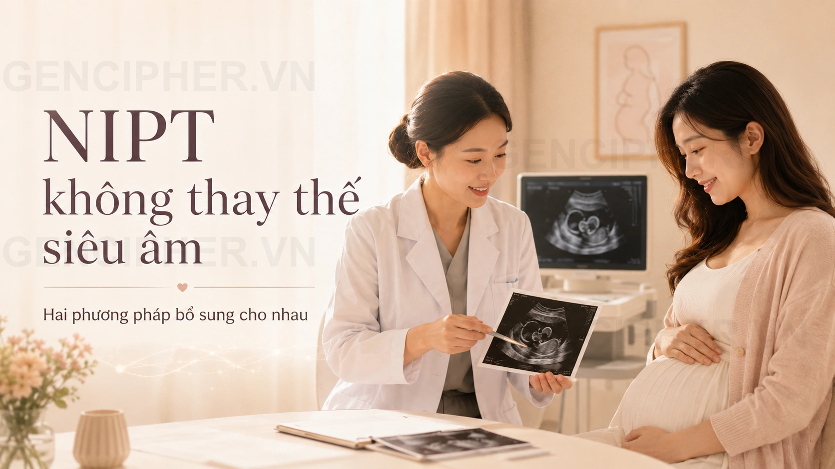 Minh họa 5. NIPT và Siêu âm hình thái có thay thế cho nhau được không?
