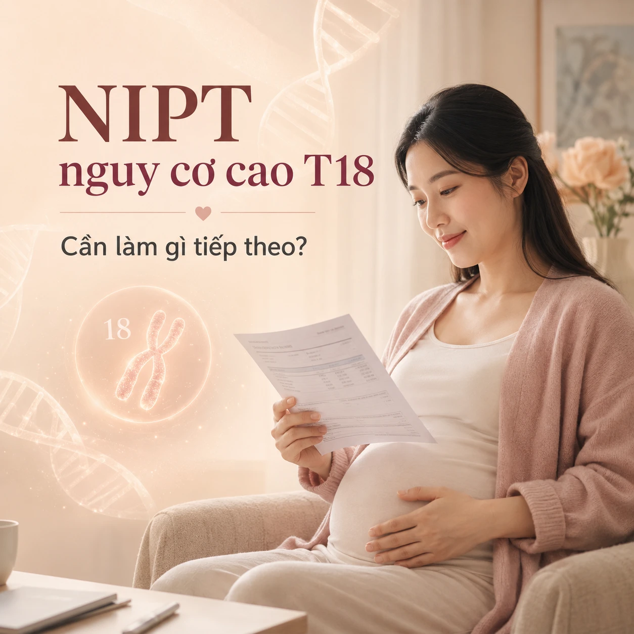 NIPT báo nguy cơ cao Trisomy 18 (T18) cần làm gì?