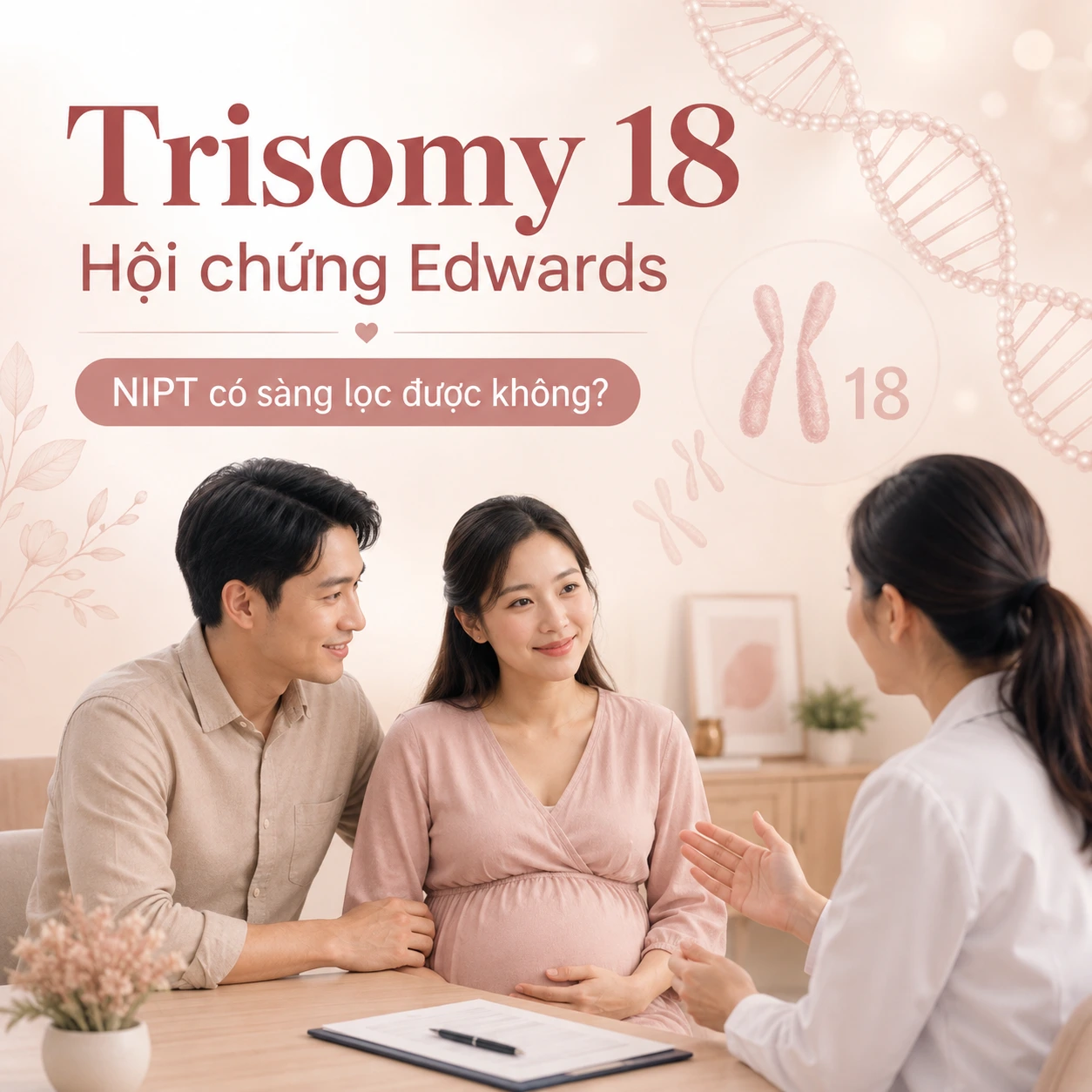 Trisomy 18 là gì? Hội chứng Edwards và xét nghiệm NIPT