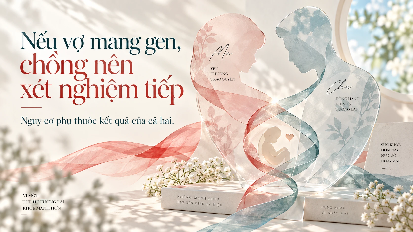 Nếu vợ mang gen Thalassemia, người chồng nên xét nghiệm tiếp