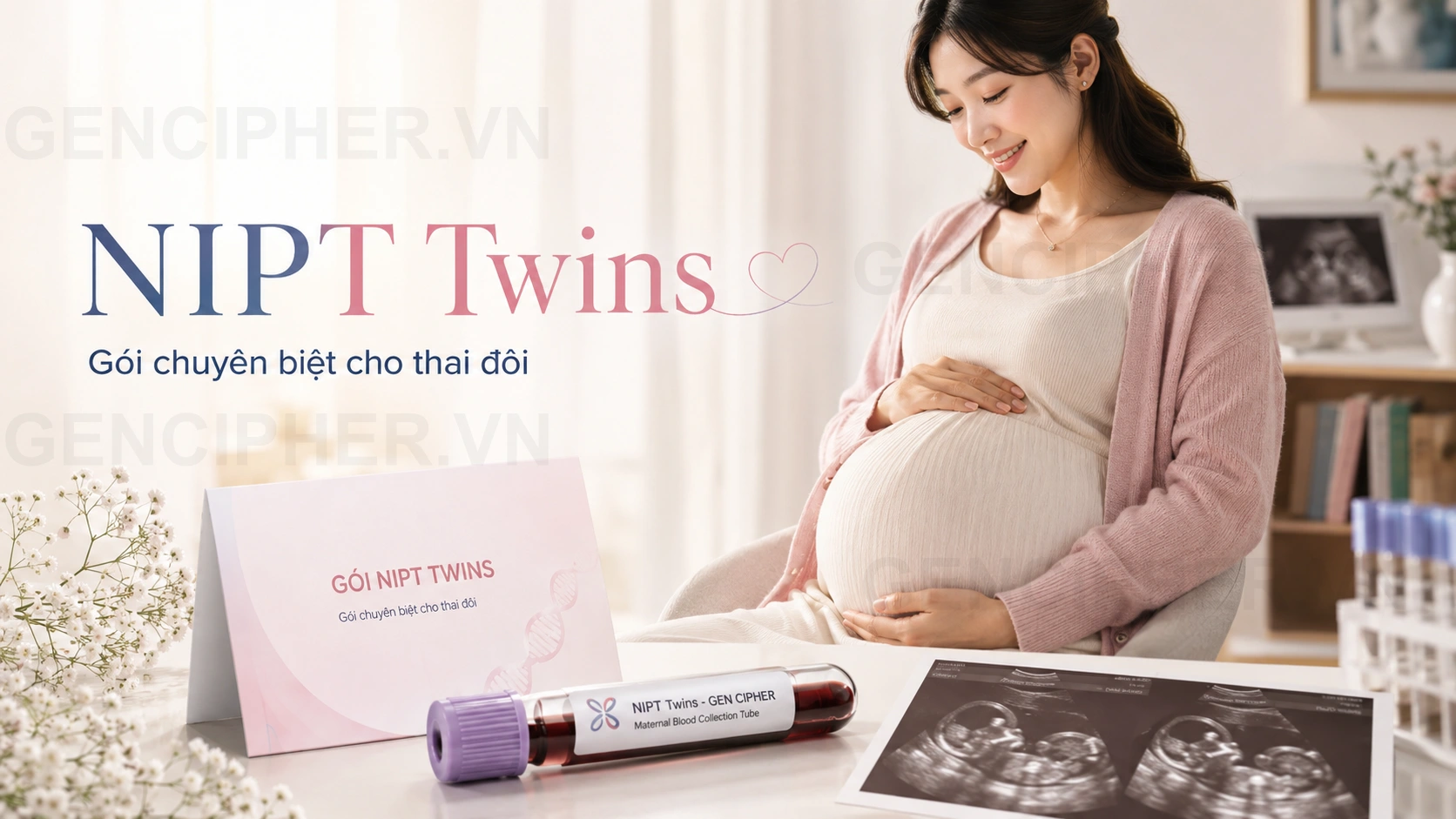 Minh họa 5. NIPT Gencare Twins – 4.500.000đ (Gói chuyên biệt Thai đôi)