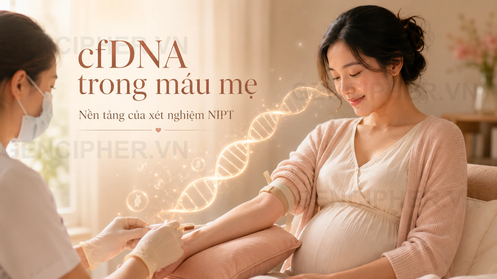 Minh họa 1. Bản chất khoa học của Xét nghiệm NIPT